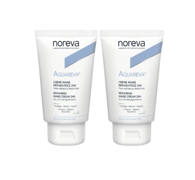 2 už 1 kainą: 24 val. veikiantis drėkinamasis, atstatantis rankų kremas AQUAREVA®