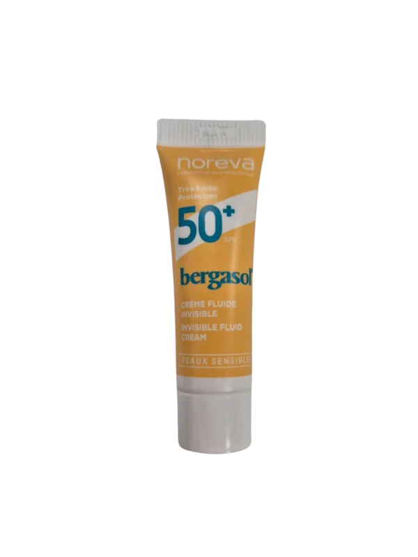 BERGASOL nematomos tekstūros apsauginis skystis nuo saulės SPF50+ 3ml