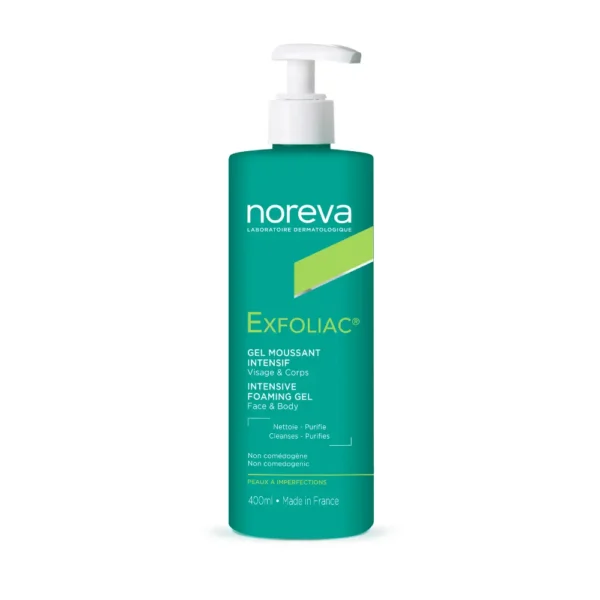 Intensyvaus poveikio putojantis gelis EXFOLIAC®