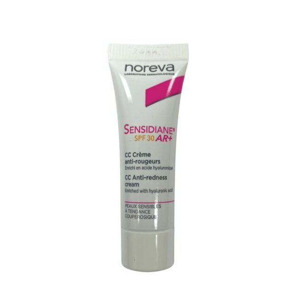 Veido raudonį mažinantis toninis CC kremas SENSIDIANE® AR+, SPF 30 3ml.