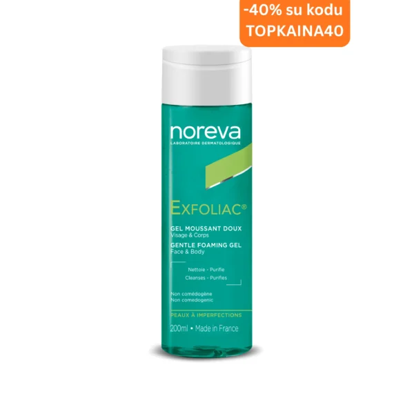 Švelnus putojantis gelis EXFOLIAC®