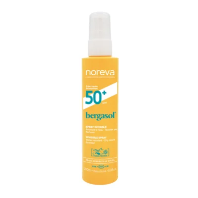 Nematomos tekstūros purškiamasis kremas SPF50+ BERGASOL®