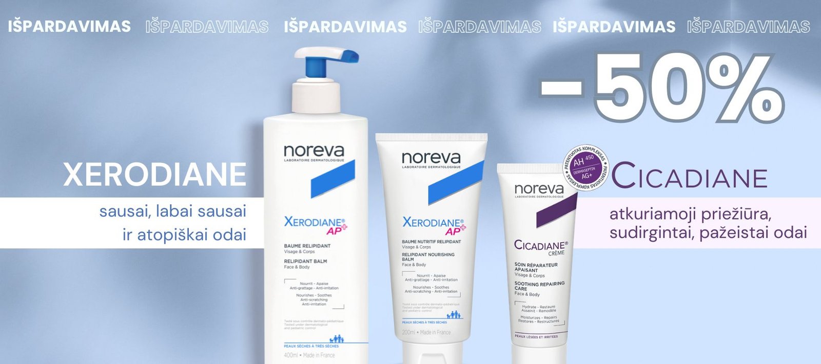 NOREVA E-SHOP baneriai