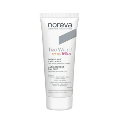 Apsauginis kremas SPF 50+ pigmentuotai odai TRIO WHITE® MÉLA