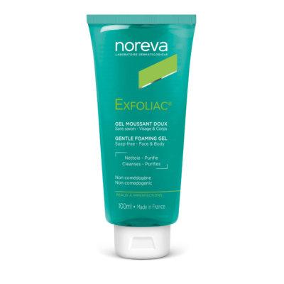 Švelnus putojantis gelis EXFOLIAC®100ml (PREKĖ GALIOJA IKI 2026-04-30)