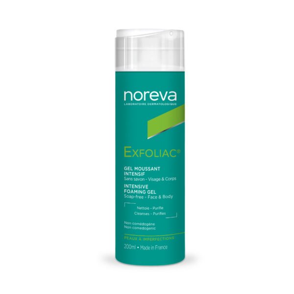 Intensyvaus poveikio putojantis gelis EXFOLIAC® (PREKĖ GALIOJA IKI 2026-06-30)